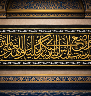 Authentic Kaaba Hizam Belt (Inna Wa Al Bait) – 1440 Hijri | King Salman Era Original Kiswah