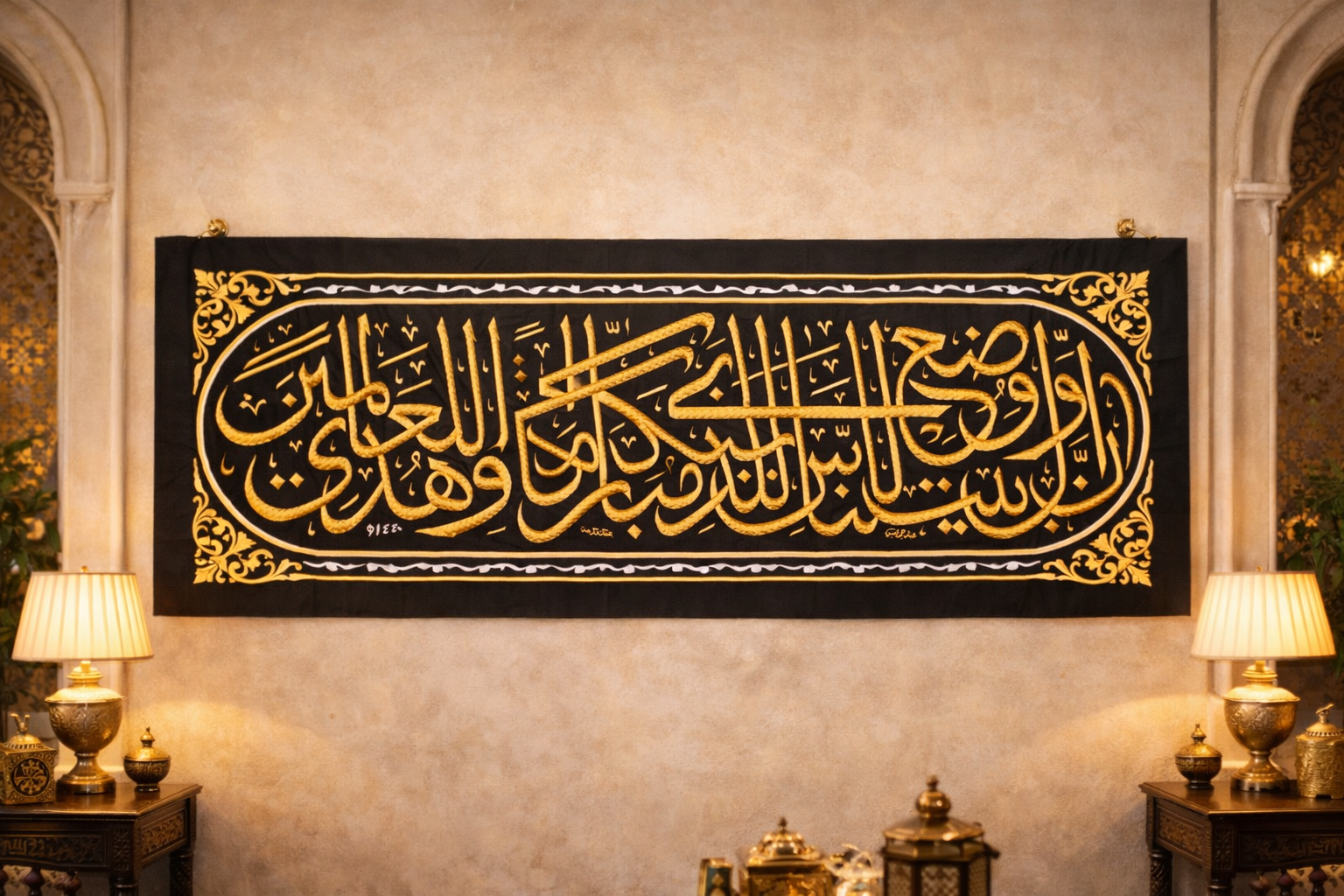 Authentic Kaaba Hizam Belt (Inna Wa Al Bait) – 1440 Hijri | King Salman Era Original Kiswah - Image 3